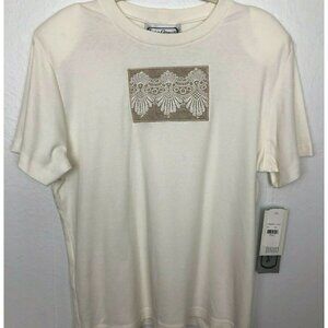 SAINT GERMAIN PARIS Lace & Applique Top - NWT's